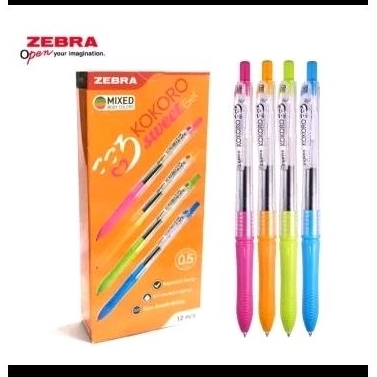 

Pulpen Gel cetrek Zebra kokoro/1 pcs/hitam