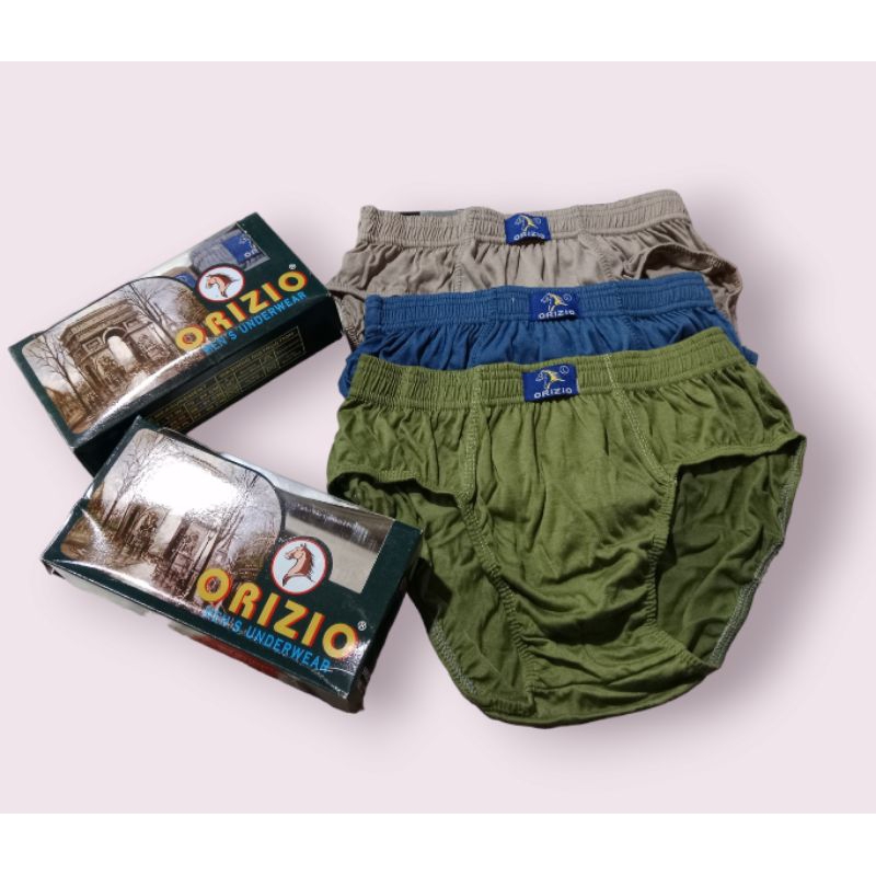 ISI 3 PCS CD PRIA ORIZIO / CELANA DALAM PRIA ORIZIO 100%COTTON