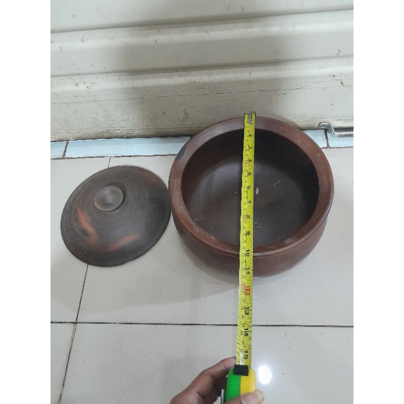 Kendi Bubur / Panci /Gerabah Tanah Liat / uk Diameter 25 cm