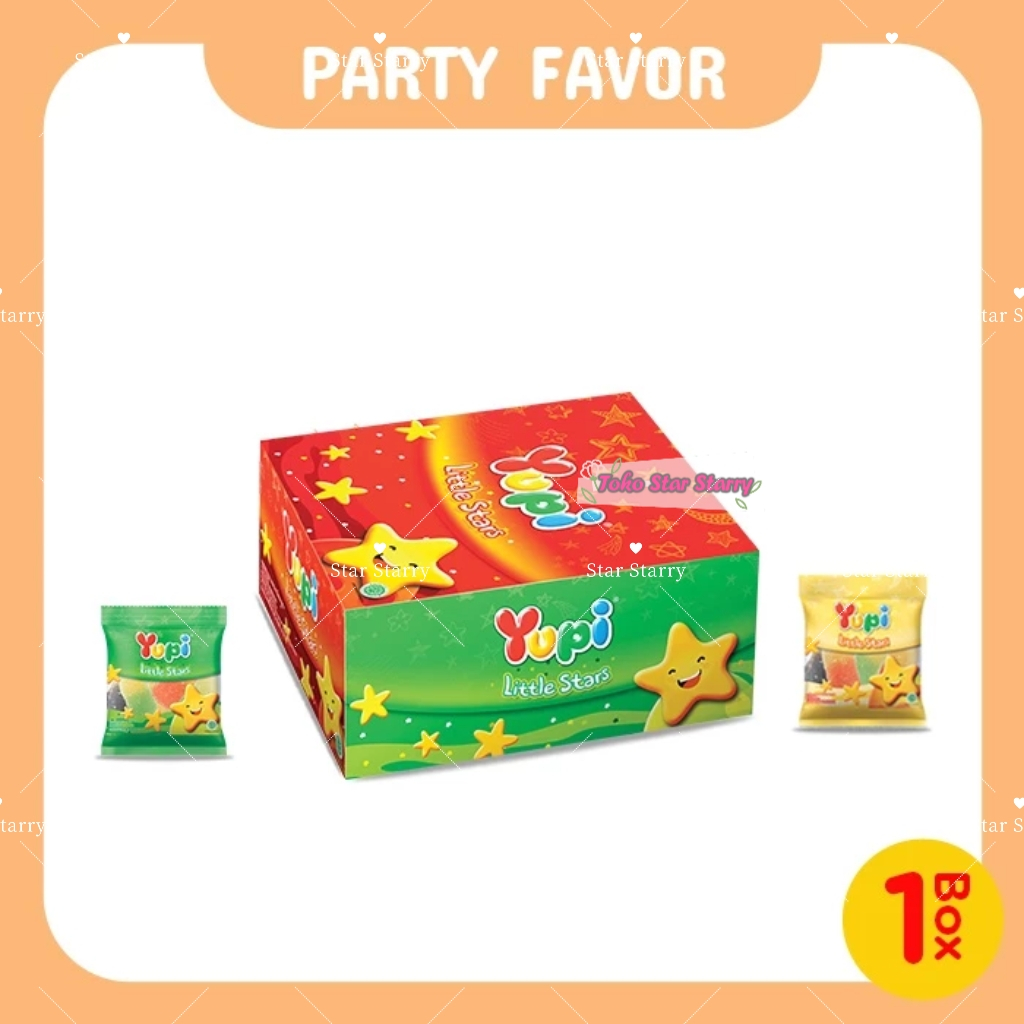 

[Per Kotak] Yupi Gummy Yupi Littestar Yupi Little Star 24pcs Snack Viral Halal Mui Snack Yupi