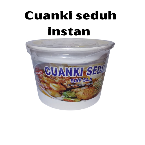 

Cuanki cup instant seduh