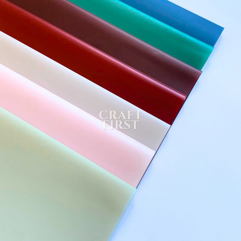 

Craft First - Kertas Buket Full Solid Color Cellophane Flower Wrapping