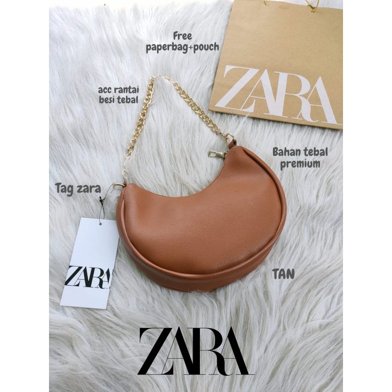 (READY STOK)Tas Zara Shoulderbag Zara Mini Rantai Free paperbag- Tas Zara Rantai - Termurah
