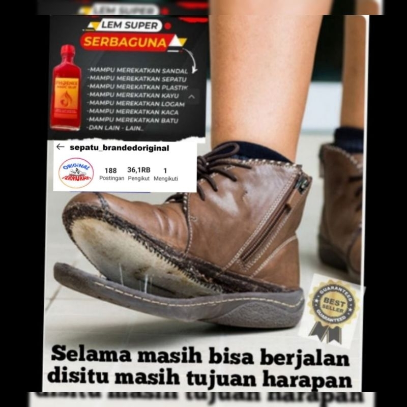 

lem sepatu paling bagus dan ampuh lem phoenix super glue