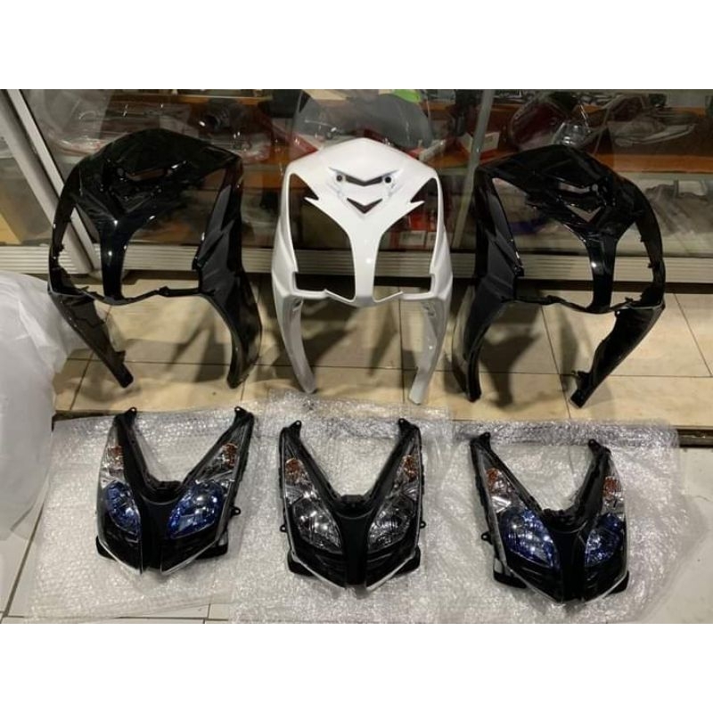 Tameng Mio Soul MX Plus Reflektor Blue Smoke