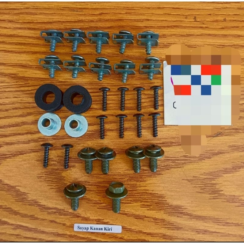 Gratis Ongkir/Baut sayap kanan kiri Mx-King 150/baut Mx-King 150