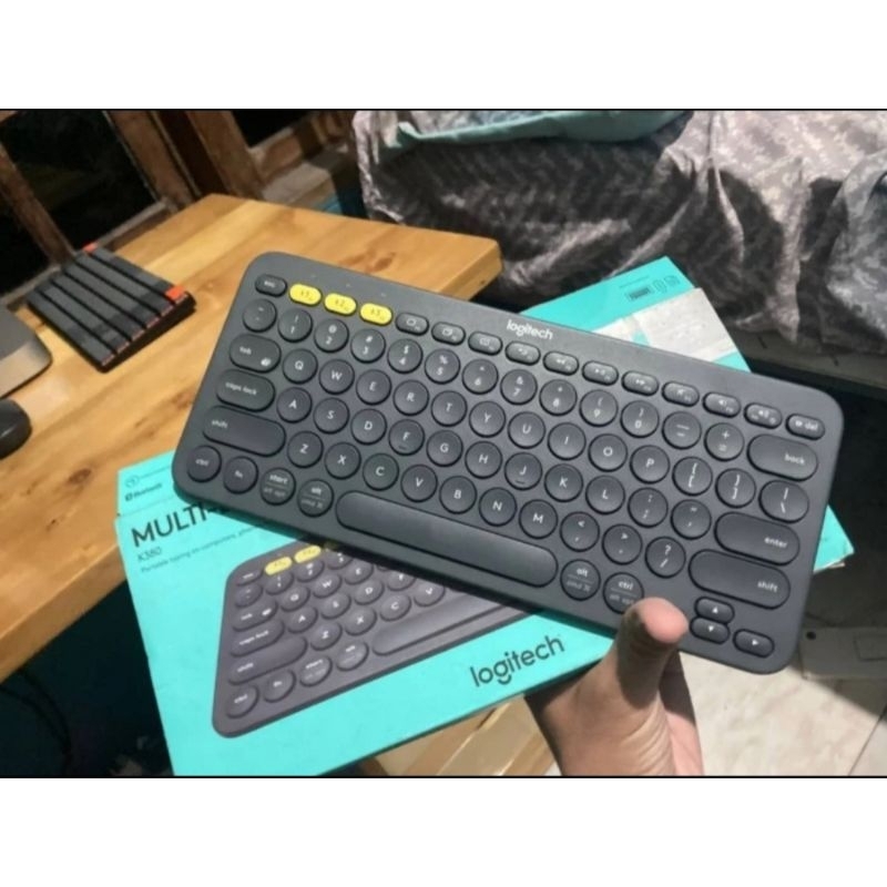 KEYBOARD BLUETOOTH LOGITECH K380 BEKAS SECOND MURAH