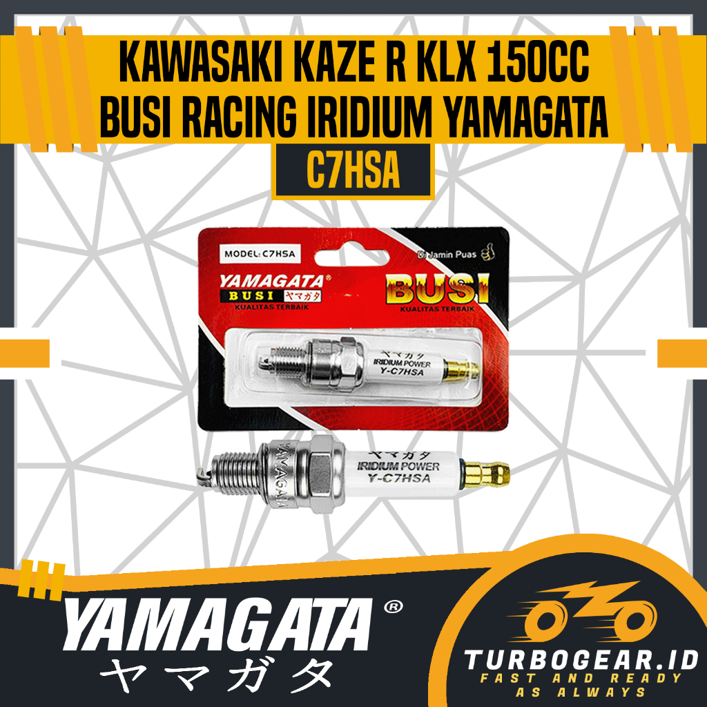 Busi Yamagata Racing Iridium Power Kawasaki Kaze R KLX 150 C7HSA
