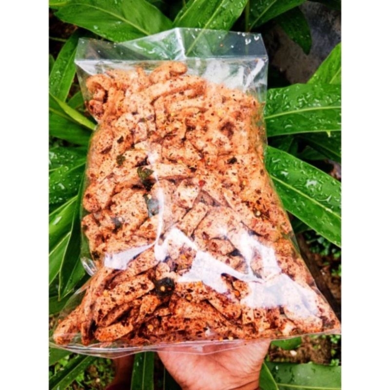 

Basreng pedas daun jeruk 500gram bumbu melimpah