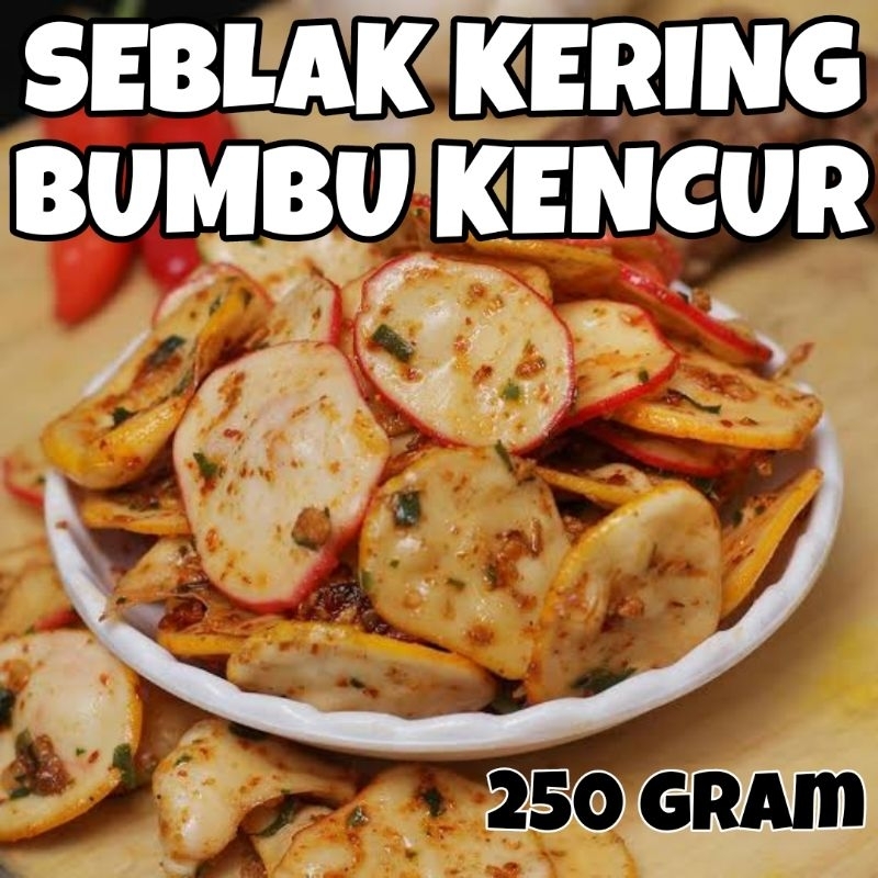 

KRUPUK SEBLAK KERING 250 GRAM SEBLAK BUMBU KENCUR DENGAN VARIAN RASA , SEDANG PEDAS DAN BIASA