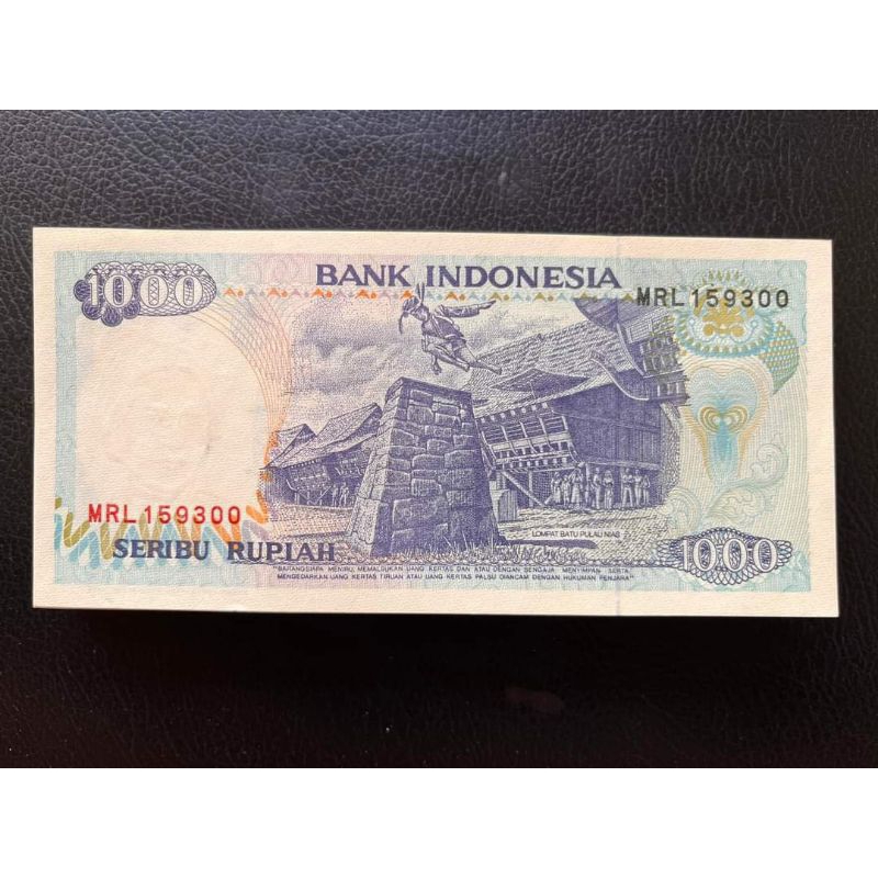 1000 lompat batu uang kuno asli