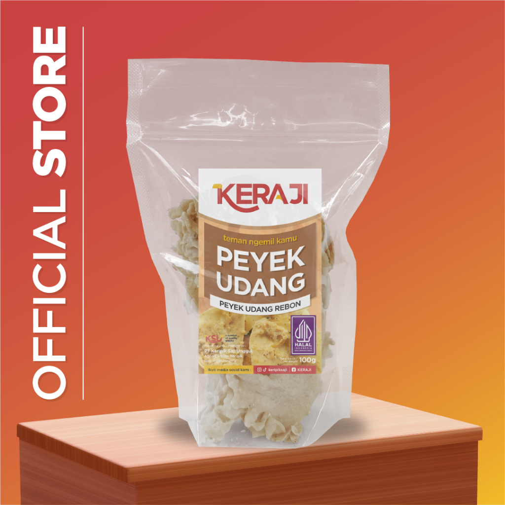 

( Bundle 1 pcs ) Peyek Udang 100g