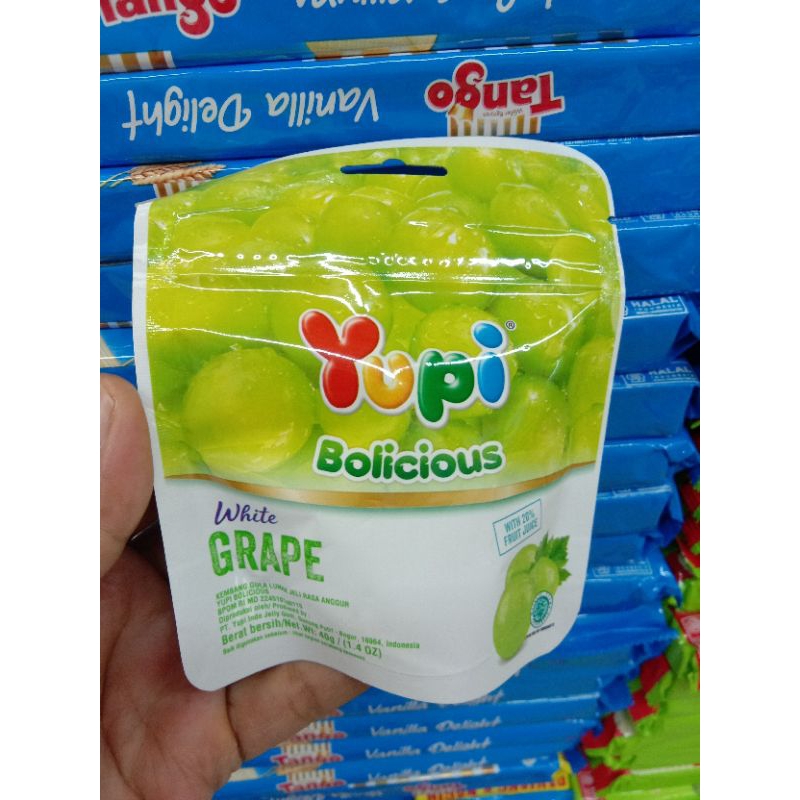 

Yupi Bokicious white grape 40gr