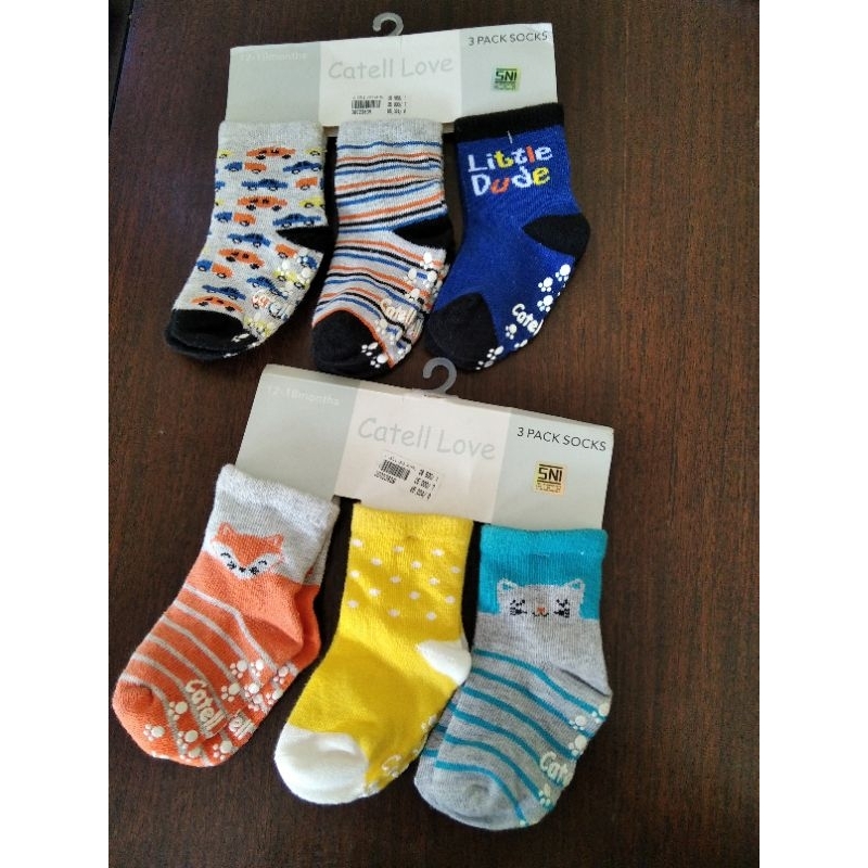 Kaos kaki Catell love isi 3 pasang