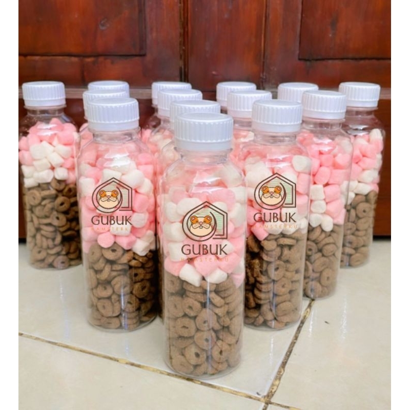 MARSHMALLOW MIX SNACK DONUT || MAKANAN HAMSTER || CEMILAN HAMSTER