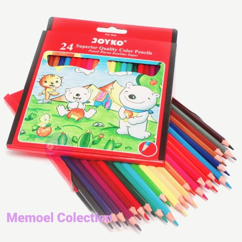 

pensil warna joyko isi 24 &12 ukuran panjang & pendek