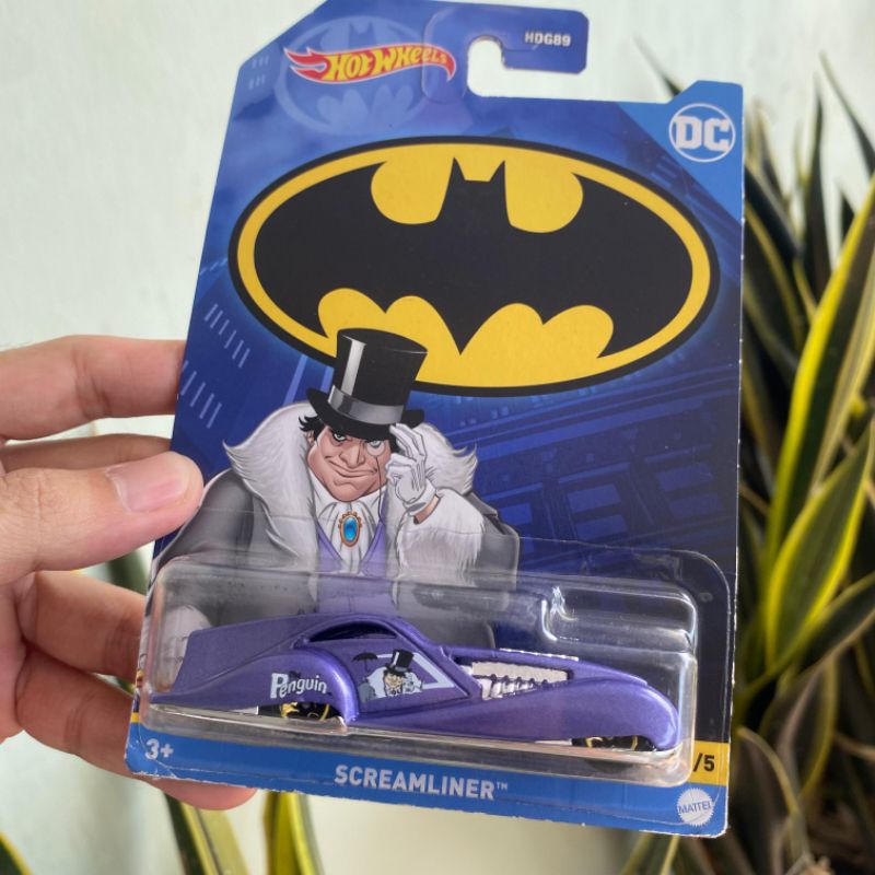 Hot Wheels Batman DC The Penguin Screamliner HW Mattel