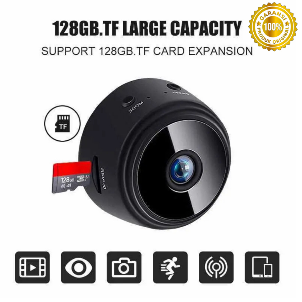 CCTV Wireless A9 Mini Smart Camera Wifi HD 1080P Micro v380 Kamera Keamanan Kamera Pengintai Tersemb