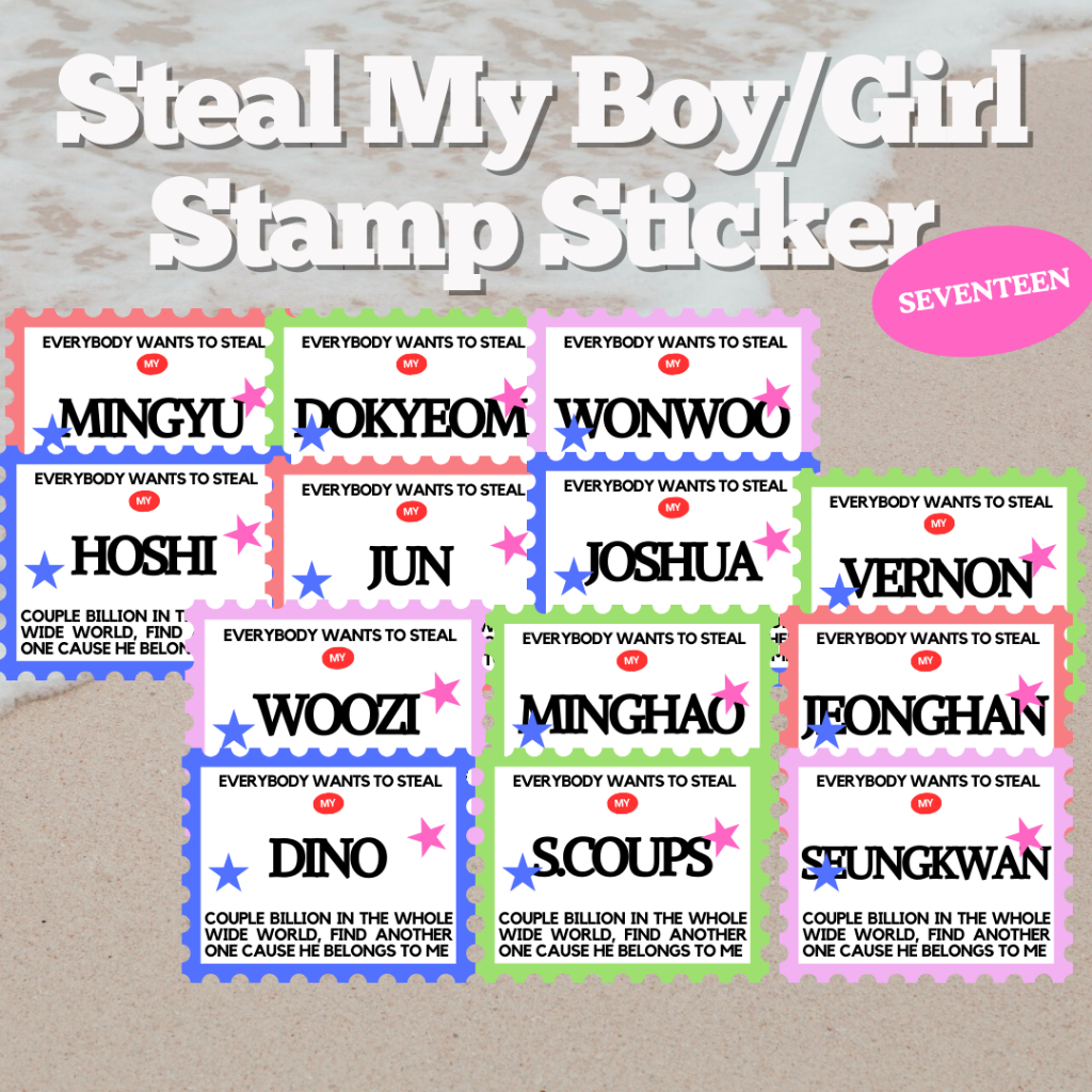

[PELUNASAN] Steal My Boy/Girl Stamp Sticker