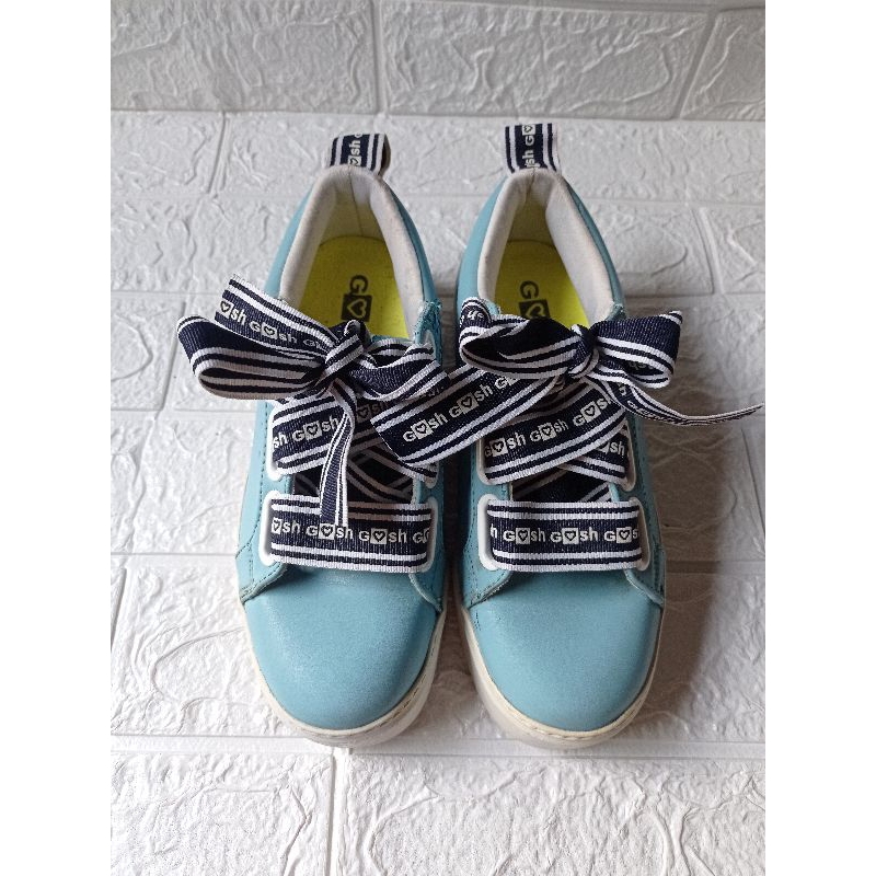 P❤ Sneakers Sepatu Wedges Slip On Gosh Original