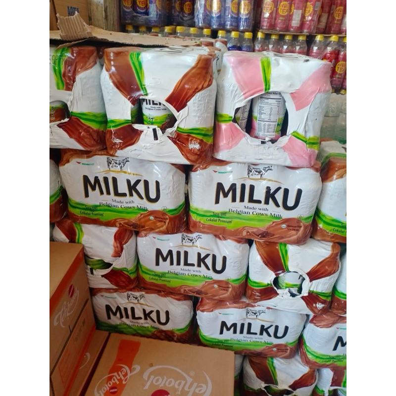 

Milku UHT Susu Coklat 200 ml isi 12 btl