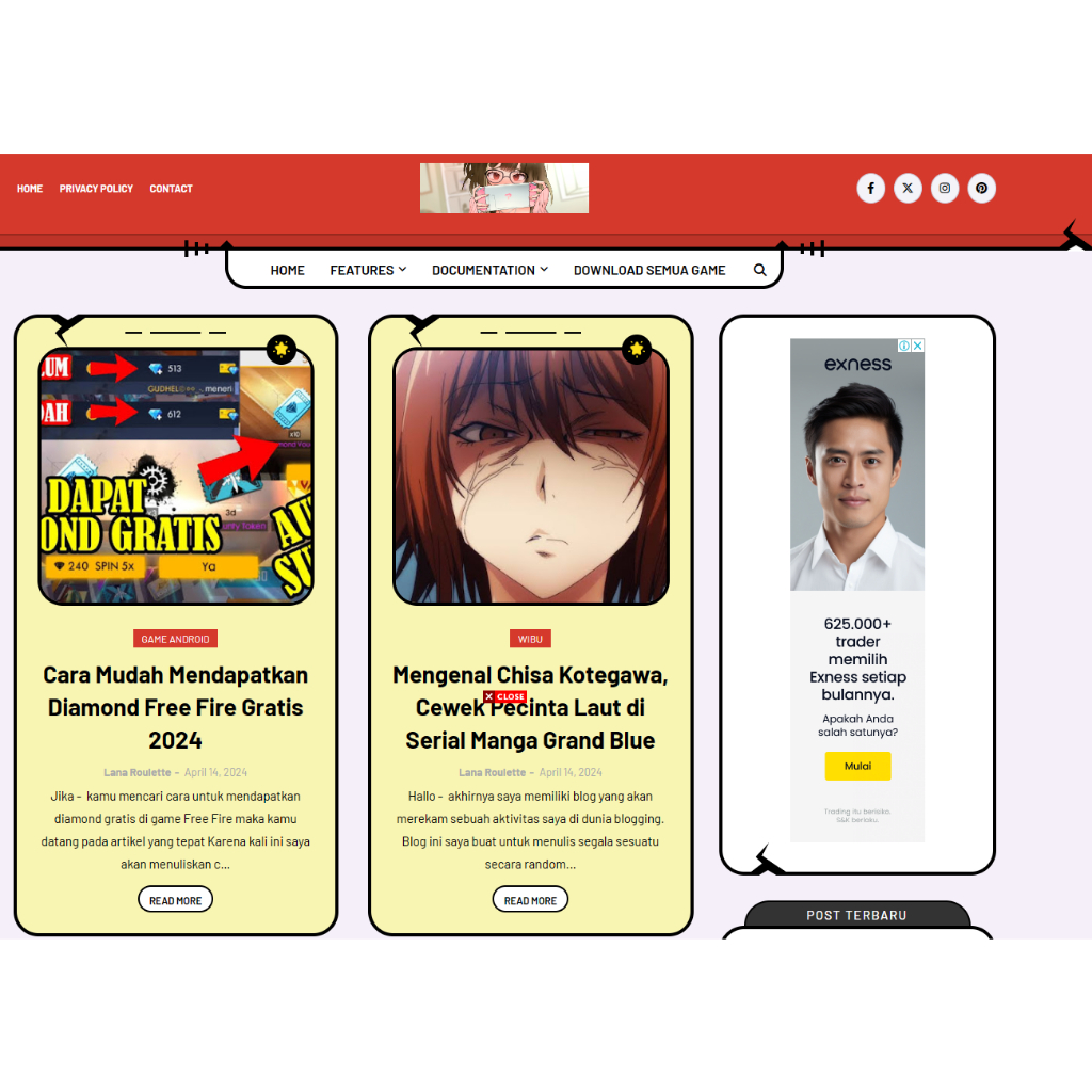 HASILIN CUAN DARI BLOG/WEBSITE PRIBADI, ORDER WEBSITE SIAP DAFTAR ADSENSE