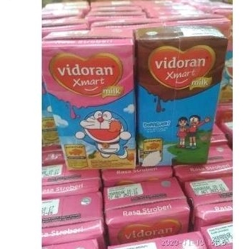 

vidoran xmart uht 110/115ml jual perkarton isi 40