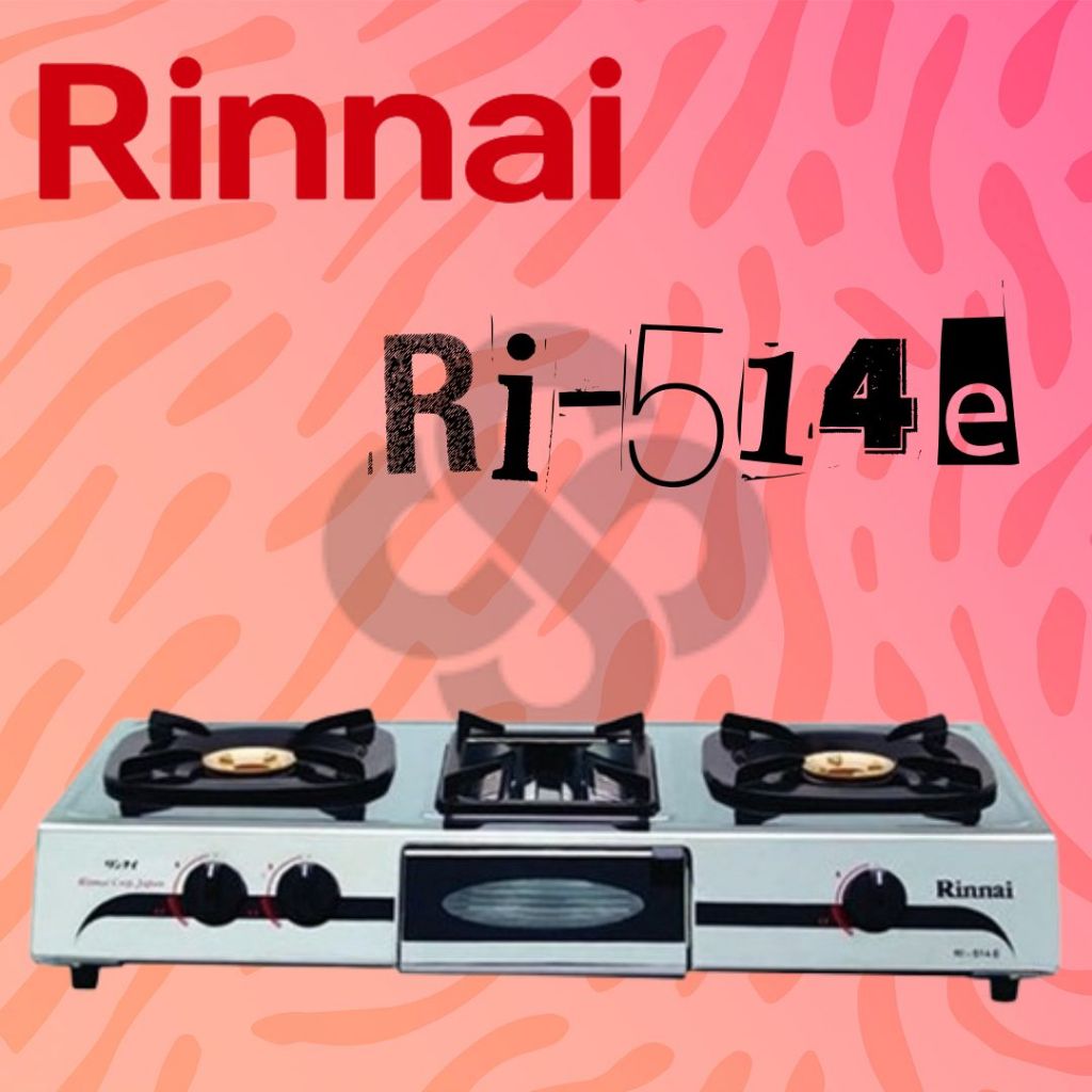 Rinnai RI514E Kompor Gas 3 Tungku RI 514E RI 514 E