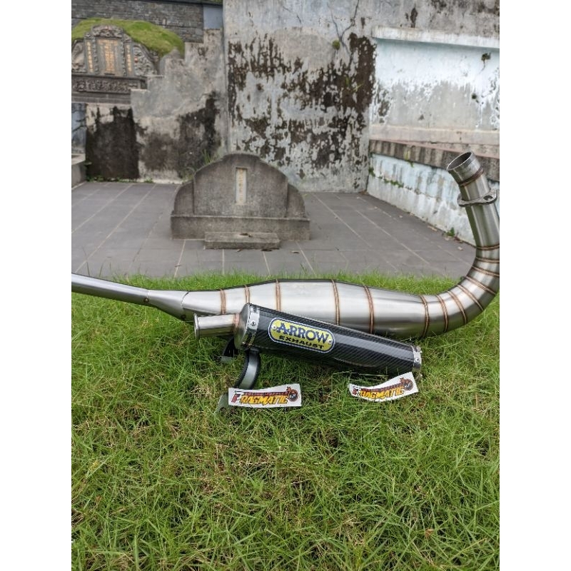 Knalpot ARROW Stenlies Silencer Carbon Ninja R RR