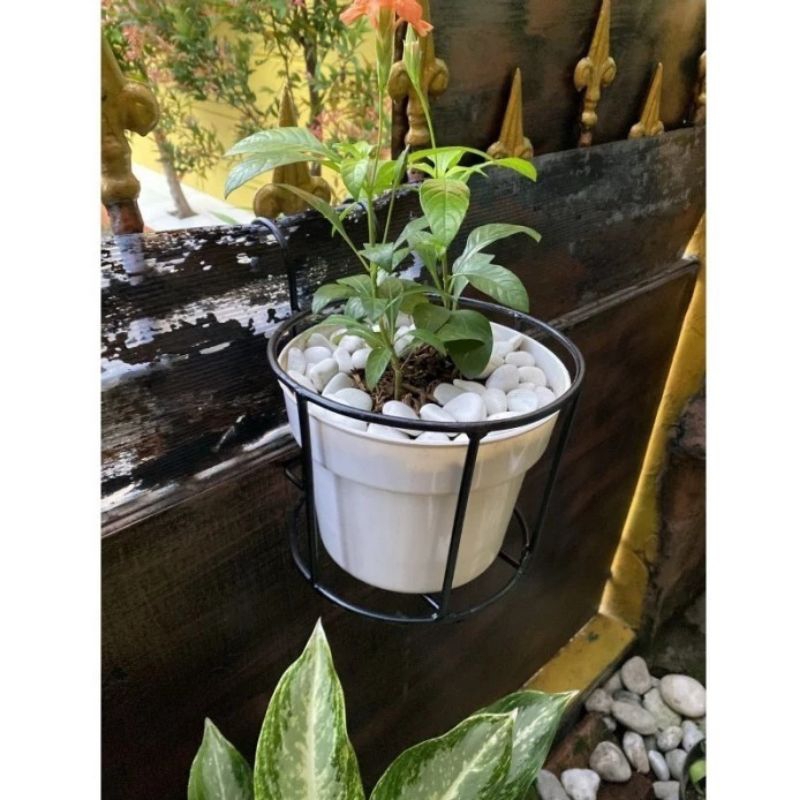 DIAMETER 20CM / Rak Balkon Minimalis / Rak Pot Bunga pagar balkon