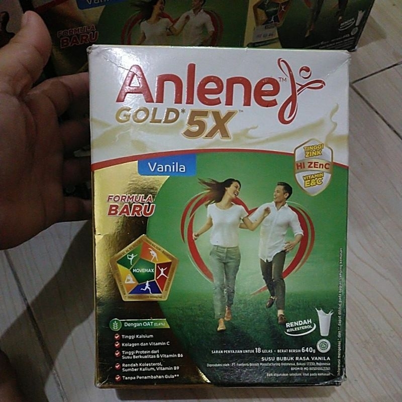 

anlene gold 5x rasa vanila / coklat /original 640gr/ anlene gold kemasan ekonomis 240gr / susu tinggi kalsium / susu lansia rasa vanila/coklat/original to