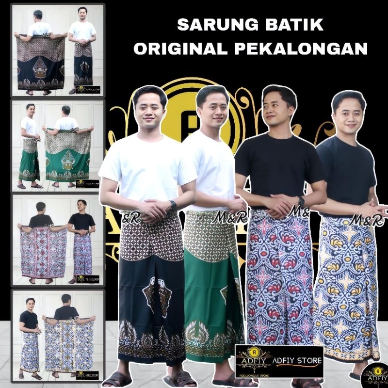 SARUNG BATIK M&R ORIGINAL PEKALONGAN MOTIF TERBARU TERLARIS