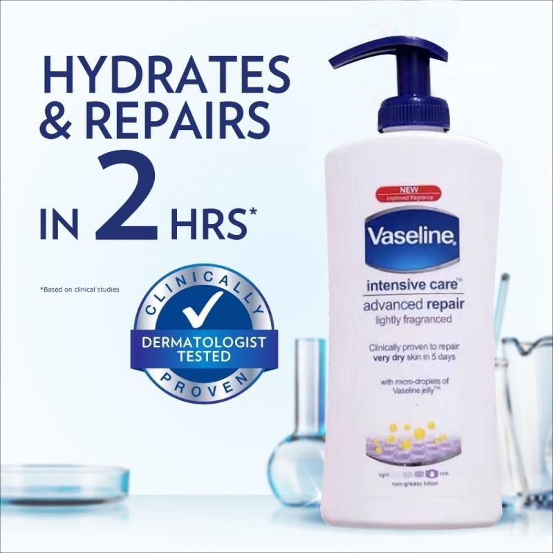 VASELINE body lotion insentive care advanced repair | perbaiki kulit kering dalam 5hari 400ML