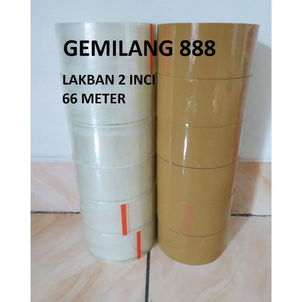 

Super Laris LAKBAN Isi 6 pcs PELEKAT PLASTIK TAPE LEM PLASTIK