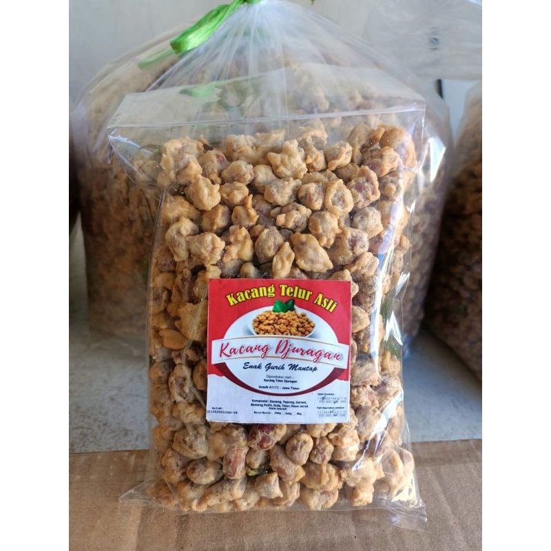 

kacang telur djuragan 250gr/kacang telur goreng daun jeruk