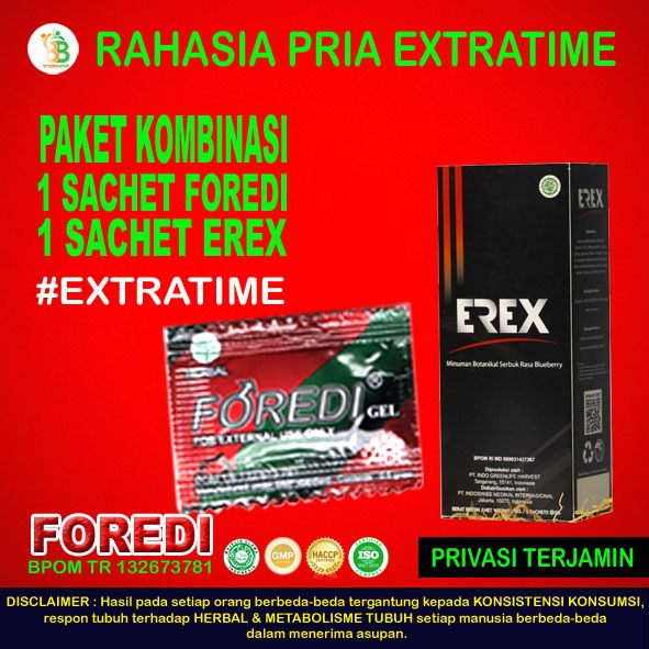 FOREDI Gel EREX Paket 1 Sachet Extratime