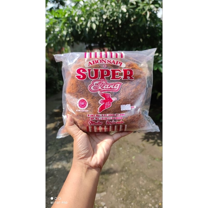 

Abon Sapi Super cap elang asli boyolali kemasan 500gr