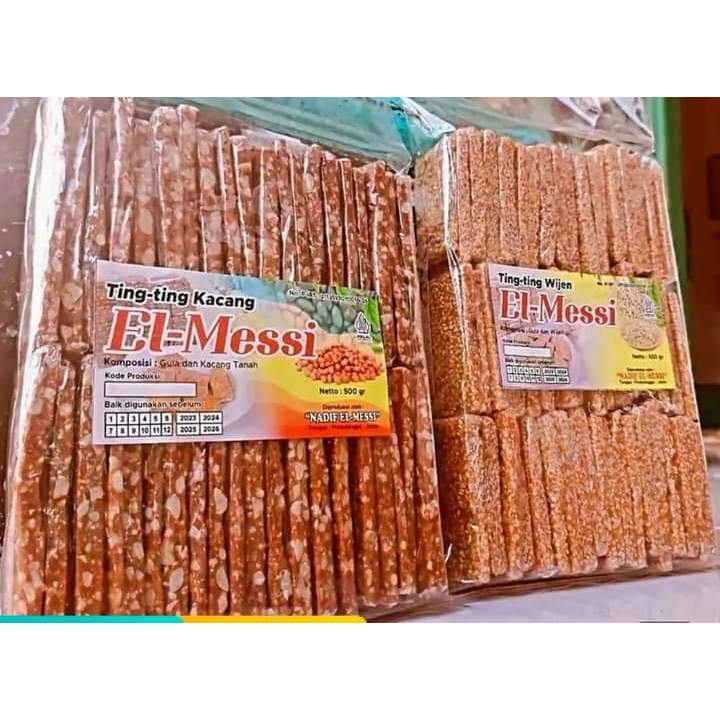 

Permen tingting kacang tingting wijen netto 500grm e