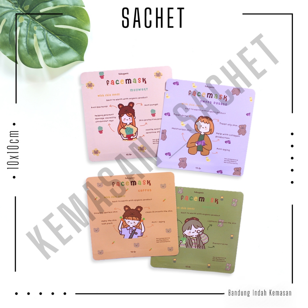Cetak Kemasan Sachet Full Print Ukuran 10x10