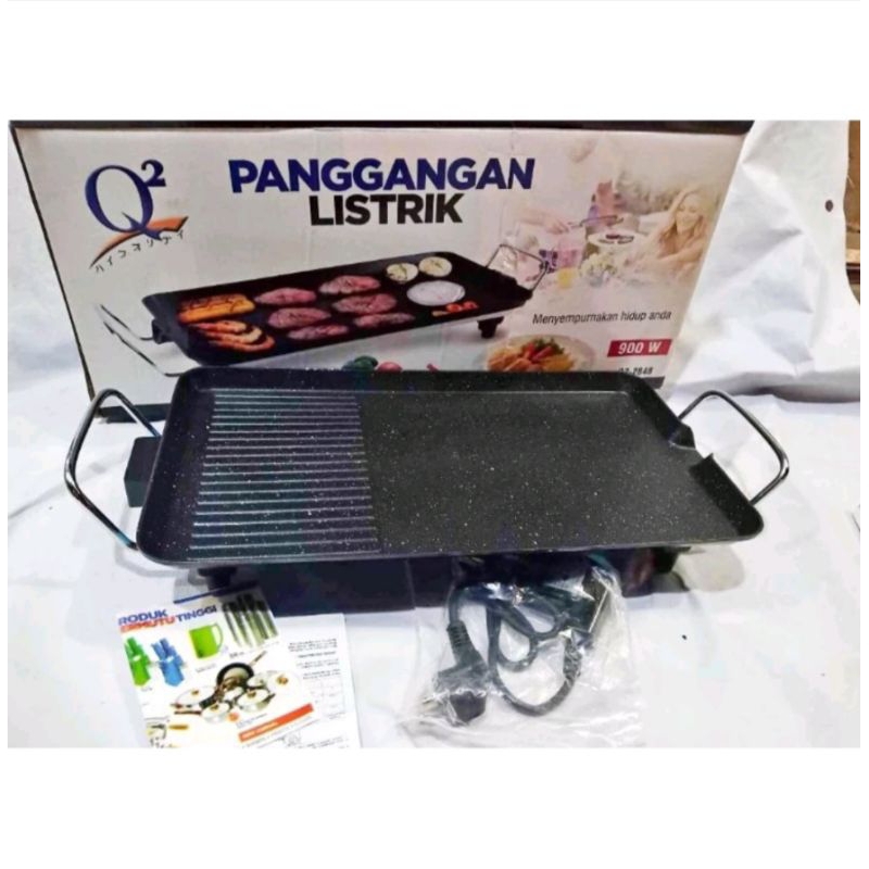 Pemanggang Elektrik/Pemanggang BBQ Elektik Gril Pan Q2- 4828