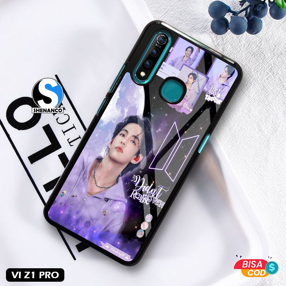 [COD] Case Vivo Z1 Pro Gambar Wallpaper BTS Kpop Aesthetic Purple Casing Hp Bisa Type Lain Desain Ke