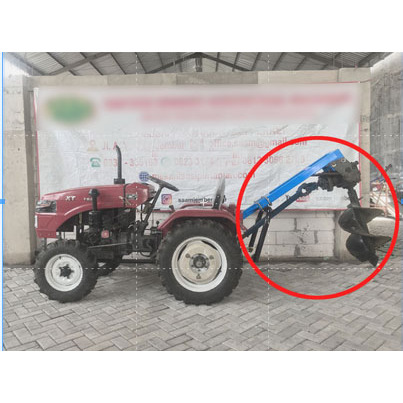 Alat Mesin Mata Bor tanah Traktor untuk tanam pohon membuat lobang diameter 50 - SAAM Post Hole Digg