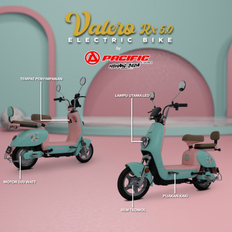 Sepeda Listrik VALERO RX 5.0 E bike Pacific