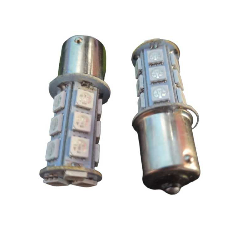 Lampu Led S25 Engkel / sein Mobil Motor Kaki 1 Bayonet 18 Titik Led Kedip/Flash 1pc