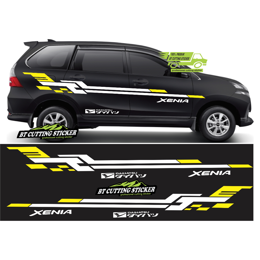 Sticker Daihatsu xenia stiker xenia sticker xenia sticker cutting mobil xenia sticker mobil xenia
