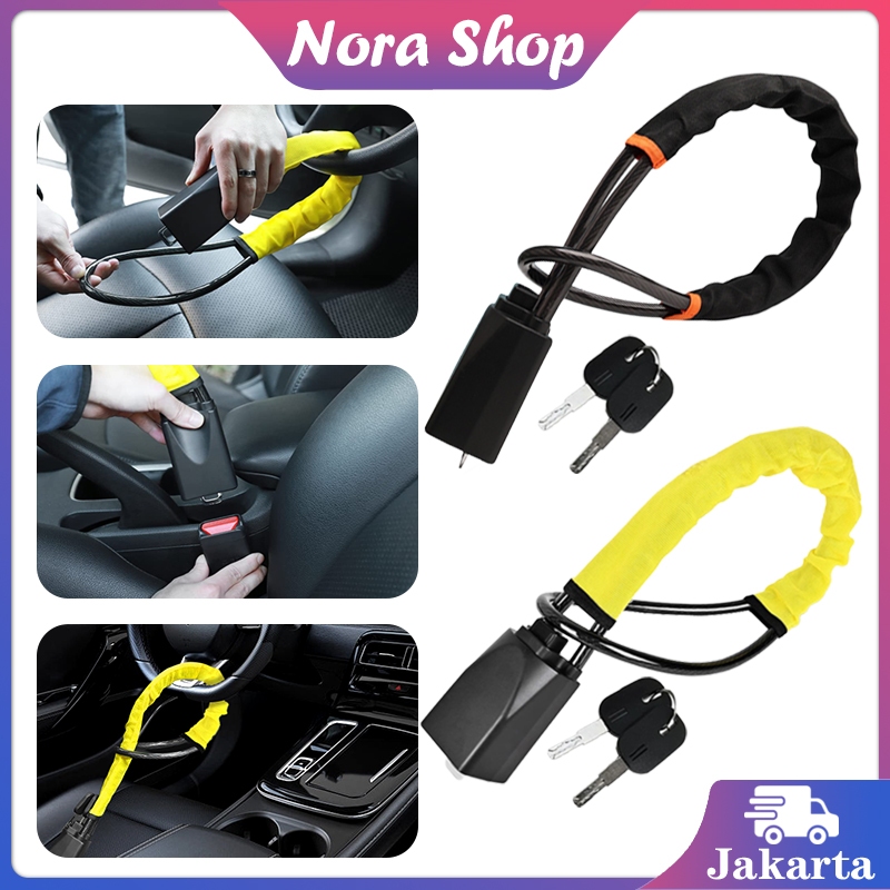 Kunci Pengaman Stir Mobil Kunci Stang Mobil Anti Maling Kunci Stir Anti-Theft Mobil