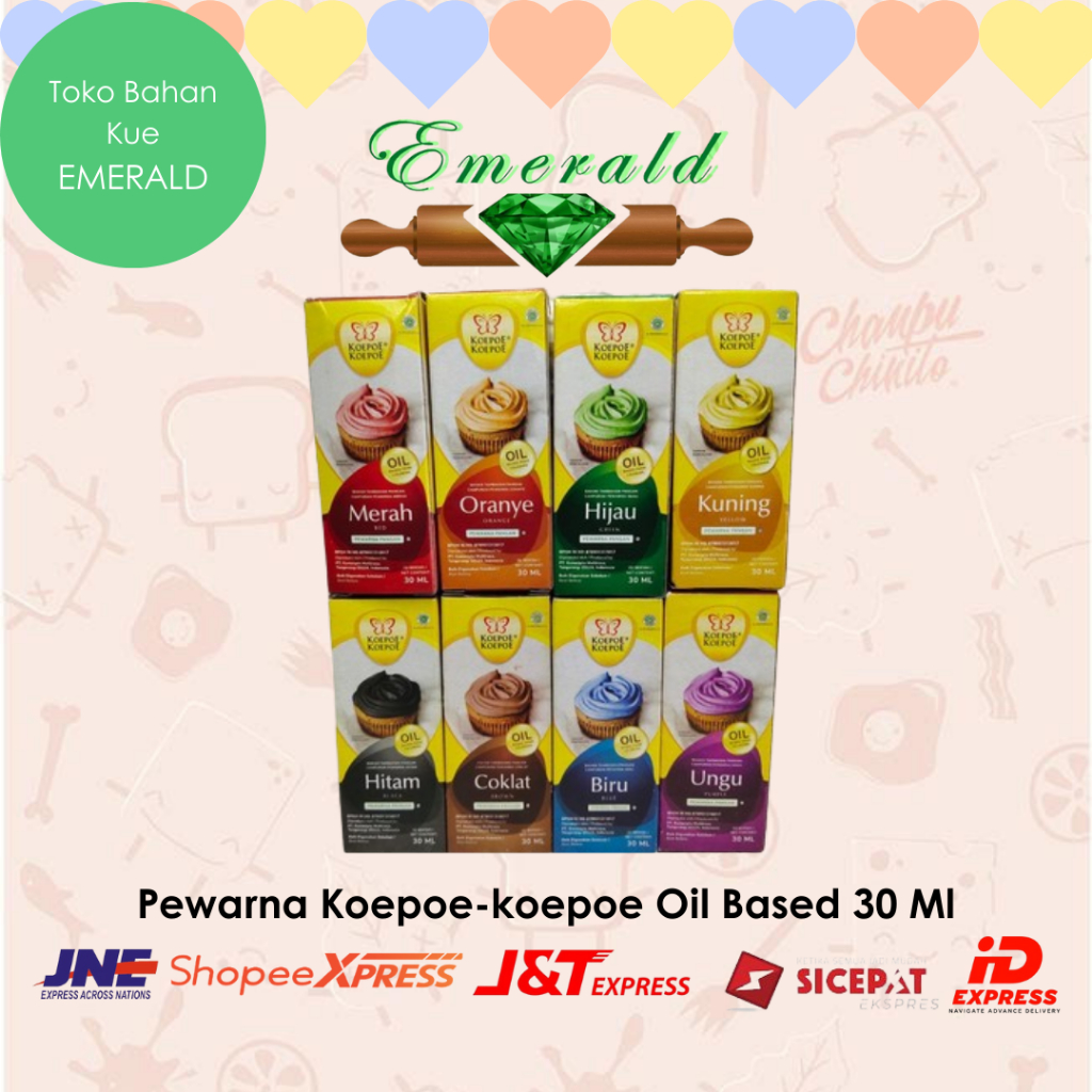 

Pewarna Makanan Kupu-kupu Oil Based 30 Ml
