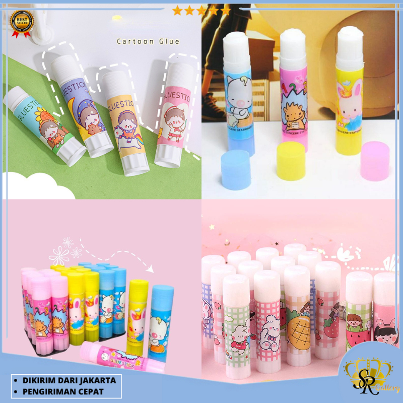 

Glue Stick Kecil Lem Stik Kertas Kecil Motif SR