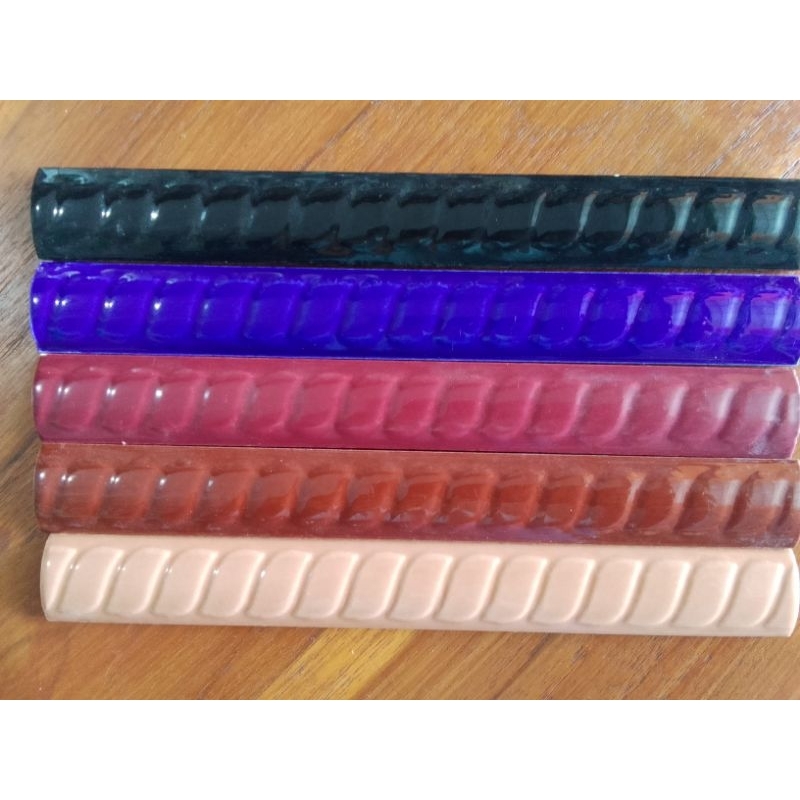 Lis keramik kuku macan polos & ulir 20 cm import