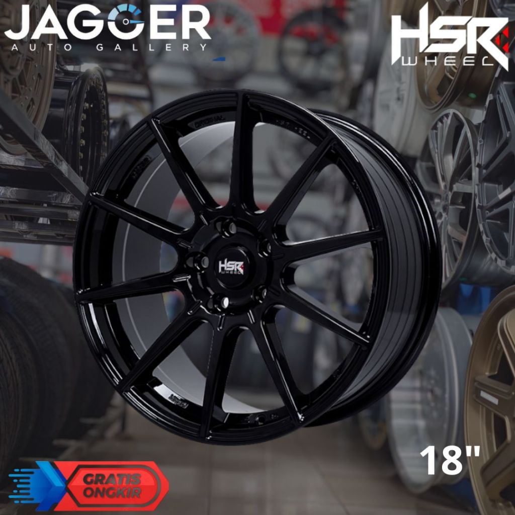 velg mobil murah ring 18 innova, rush, terios, crv, hrv, brv, civic HSR ORIGINAL RAI-S1